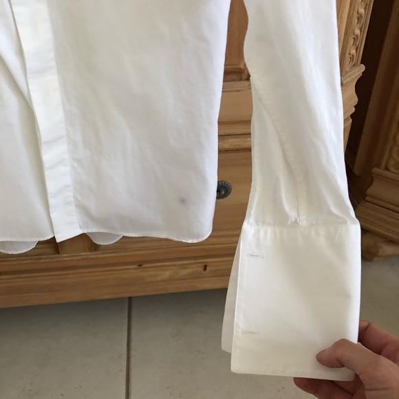 Men tuxedo bow tie shirt with cuff links - Picture 4 of 5